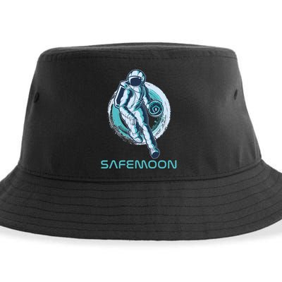 Safemoon Blockchain Cryptocurrency Astronaut Basketball Sustainable Bucket Hat