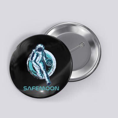 Safemoon Blockchain Cryptocurrency Astronaut Basketball Button