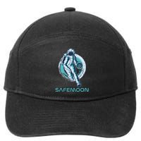 Safemoon Blockchain Cryptocurrency Astronaut Basketball 7-Panel Snapback Hat
