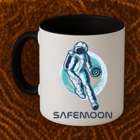Safemoon Blockchain Cryptocurrency Astronaut Basketball Mug