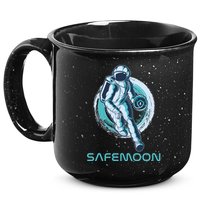 Safemoon Blockchain Cryptocurrency Astronaut Basketball 15oz Campfire Ceramic Mug