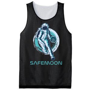 Safemoon Blockchain Cryptocurrency Astronaut Basketball Mesh Reversible Basketball Jersey Tank