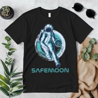 Safemoon Blockchain Cryptocurrency Astronaut Basketball Premium T-Shirt