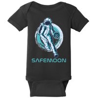 Safemoon Blockchain Cryptocurrency Astronaut Basketball Baby Bodysuit