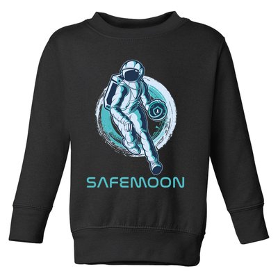 Safemoon Blockchain Cryptocurrency Astronaut Basketball Toddler Sweatshirt