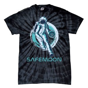 Safemoon Blockchain Cryptocurrency Astronaut Basketball Tie-Dye T-Shirt