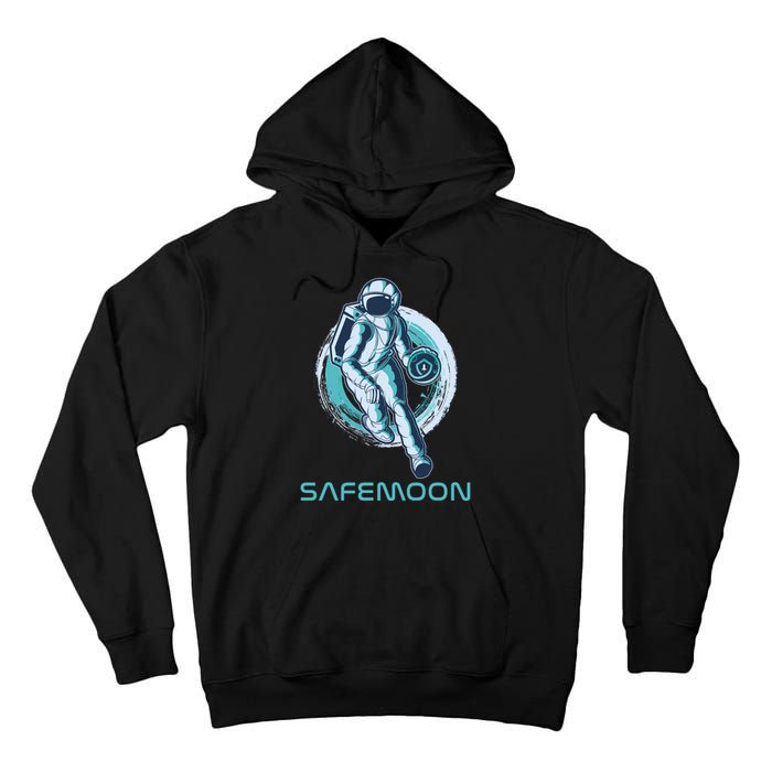 Safemoon Blockchain Cryptocurrency Astronaut Basketball Tall Hoodie