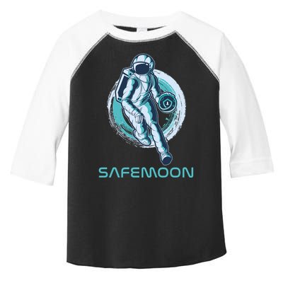 Safemoon Blockchain Cryptocurrency Astronaut Basketball Toddler Fine Jersey T-Shirt