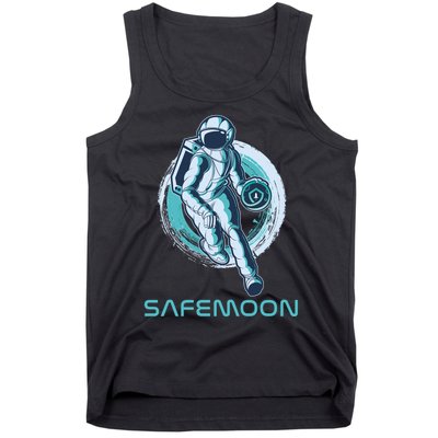 Safemoon Blockchain Cryptocurrency Astronaut Basketball Tank Top