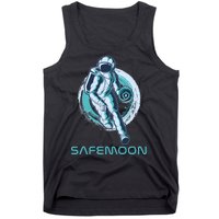 Safemoon Blockchain Cryptocurrency Astronaut Basketball Tank Top