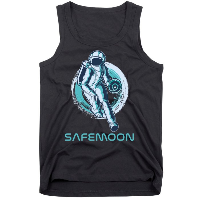 Safemoon Blockchain Cryptocurrency Astronaut Basketball Tank Top