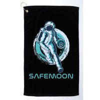Safemoon Blockchain Cryptocurrency Astronaut Basketball Golf Towel
