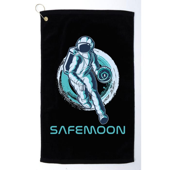 Safemoon Blockchain Cryptocurrency Astronaut Basketball Golf Towel