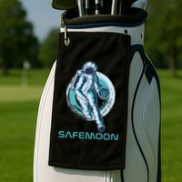 Safemoon Blockchain Cryptocurrency Astronaut Basketball Golf Towel