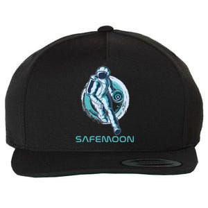 Safemoon Blockchain Cryptocurrency Astronaut Basketball Wool Snapback Cap