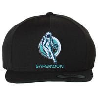 Safemoon Blockchain Cryptocurrency Astronaut Basketball Wool Snapback Cap