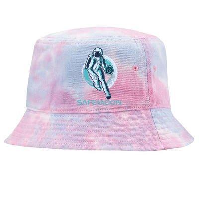 Safemoon Blockchain Cryptocurrency Astronaut Basketball Tie-Dyed Bucket Hat