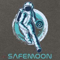 Safemoon Blockchain Cryptocurrency Astronaut Basketball Cotton Canvas Backpack