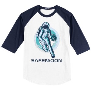 Safemoon Blockchain Cryptocurrency Astronaut Basketball Baseball Sleeve Shirt