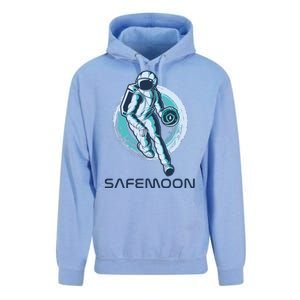 Safemoon Blockchain Cryptocurrency Astronaut Basketball Unisex Surf Hoodie