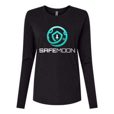 Safemoon Cryptocurrency Womens Cotton Relaxed Long Sleeve T-Shirt