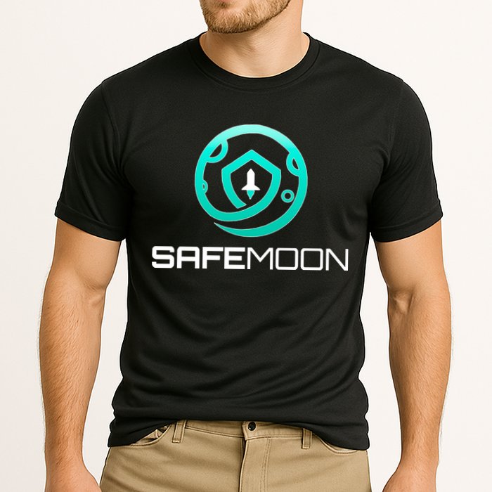 Safemoon Cryptocurrency Cooling Performance Crew T-Shirt