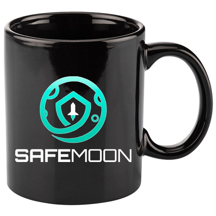 Safemoon Cryptocurrency 11oz C Handle Ceramic Mug