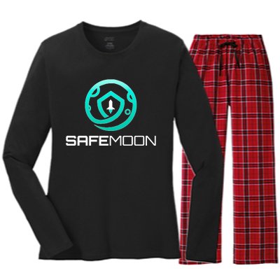 Safemoon Cryptocurrency Women's Long Sleeve Flannel Pajama Set 