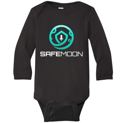 Safemoon Cryptocurrency Baby Long Sleeve Bodysuit