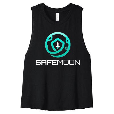 Safemoon Cryptocurrency Women's Racerback Cropped Tank