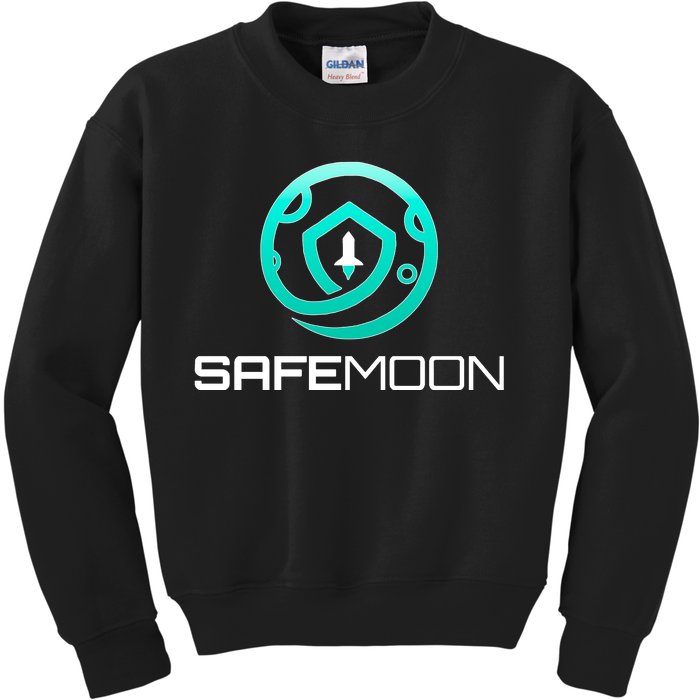 Safemoon Cryptocurrency Kids Sweatshirt