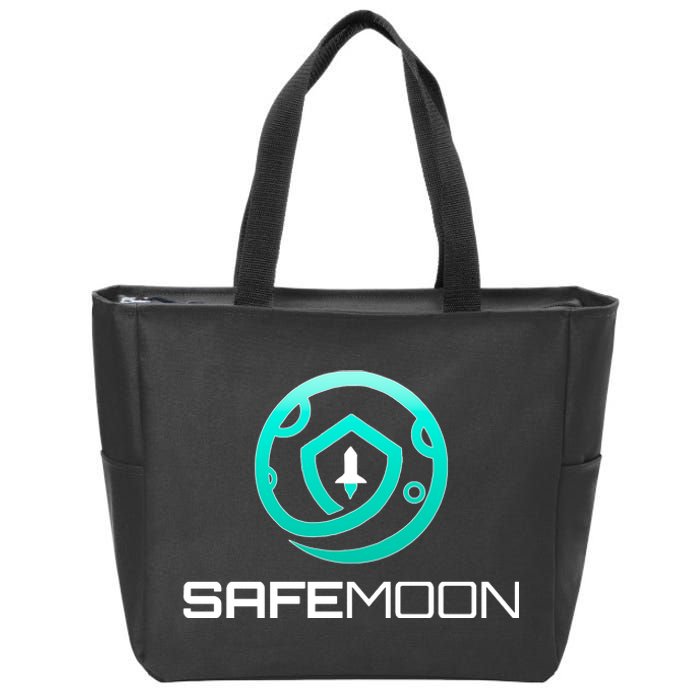 Safemoon Cryptocurrency Zip Tote Bag