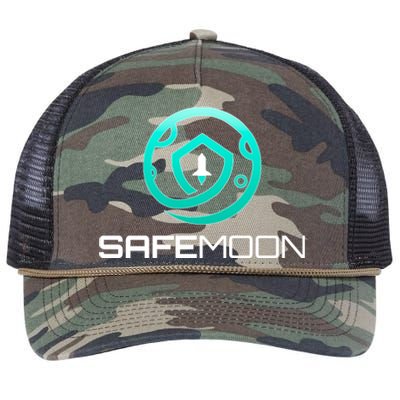 Safemoon Cryptocurrency Retro Rope Trucker Hat Cap