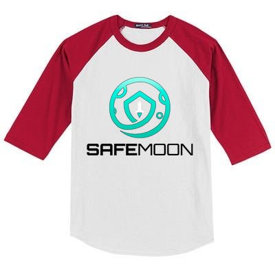 Safemoon Cryptocurrency Kids Colorblock Raglan Jersey