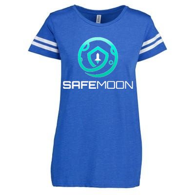 Safemoon Cryptocurrency Enza Ladies Jersey Football T-Shirt