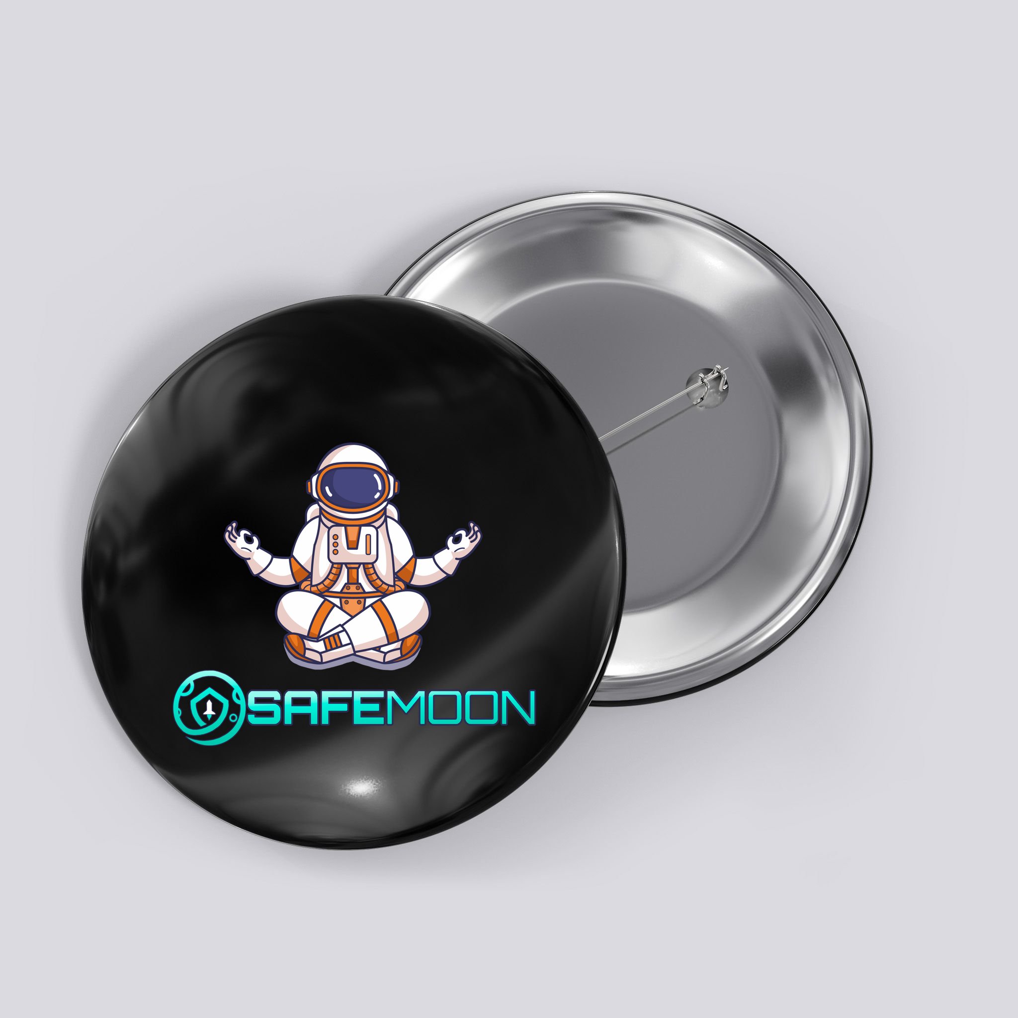 Safemoon Cryptocurrency Astronaut Token Button