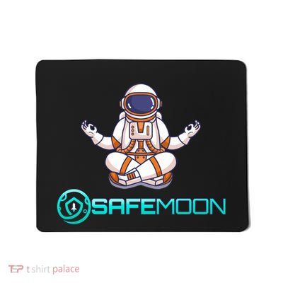 Safemoon Cryptocurrency Astronaut Token Mousepad