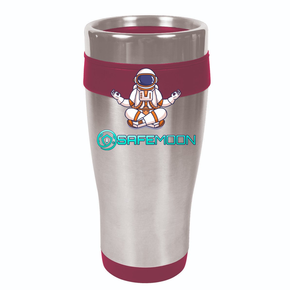 Safemoon Cryptocurrency Astronaut Token Cooling Performance Long Sleeve Crew