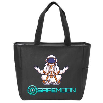 Safemoon Cryptocurrency Astronaut Token Zip Tote Bag