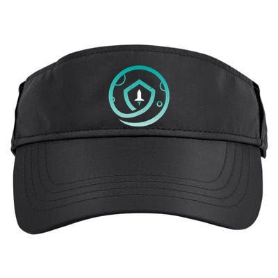 Safemoon Cryptocurrency Logo  Adult Drive Performance Visor