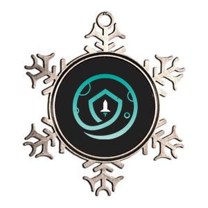 Safemoon Cryptocurrency Logo  Metallic Star Ornament