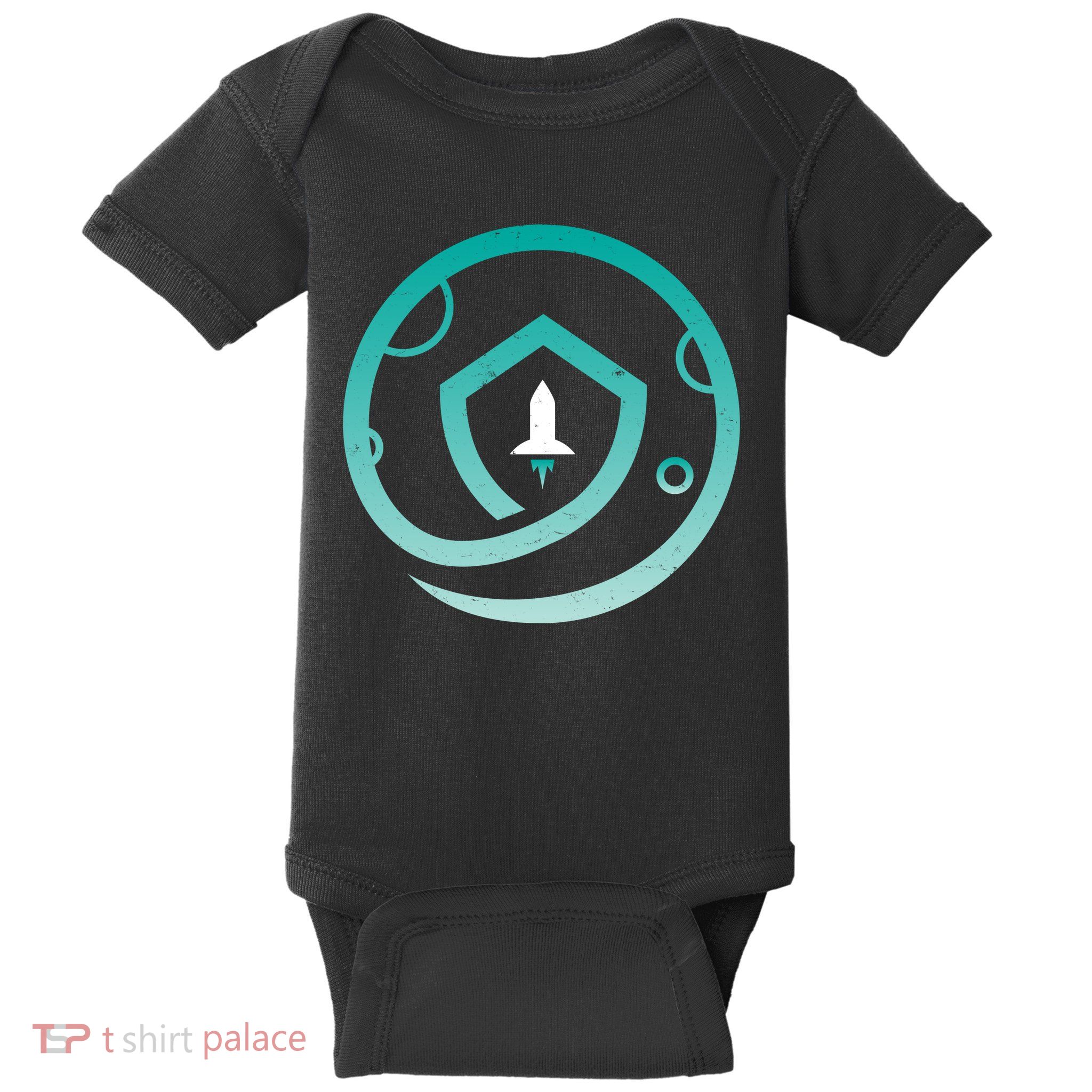 Safemoon Cryptocurrency Logo  Baby Bodysuit