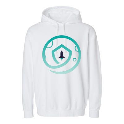 Safemoon Cryptocurrency Logo  Garment-Dyed Fleece Hoodie