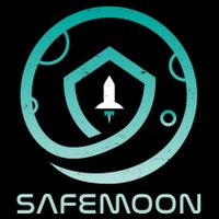 Safemoon Cryptocurrency Logo With Name Flexfit Unipanel Trucker Cap