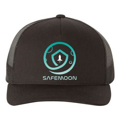 Safemoon Cryptocurrency Logo With Name Yupoong Adult 5-Panel Trucker Hat