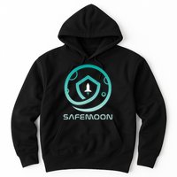 Safemoon Cryptocurrency Logo With Name Hoodie