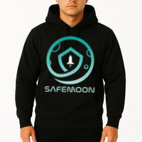 Safemoon Cryptocurrency Logo With Name Hoodie
