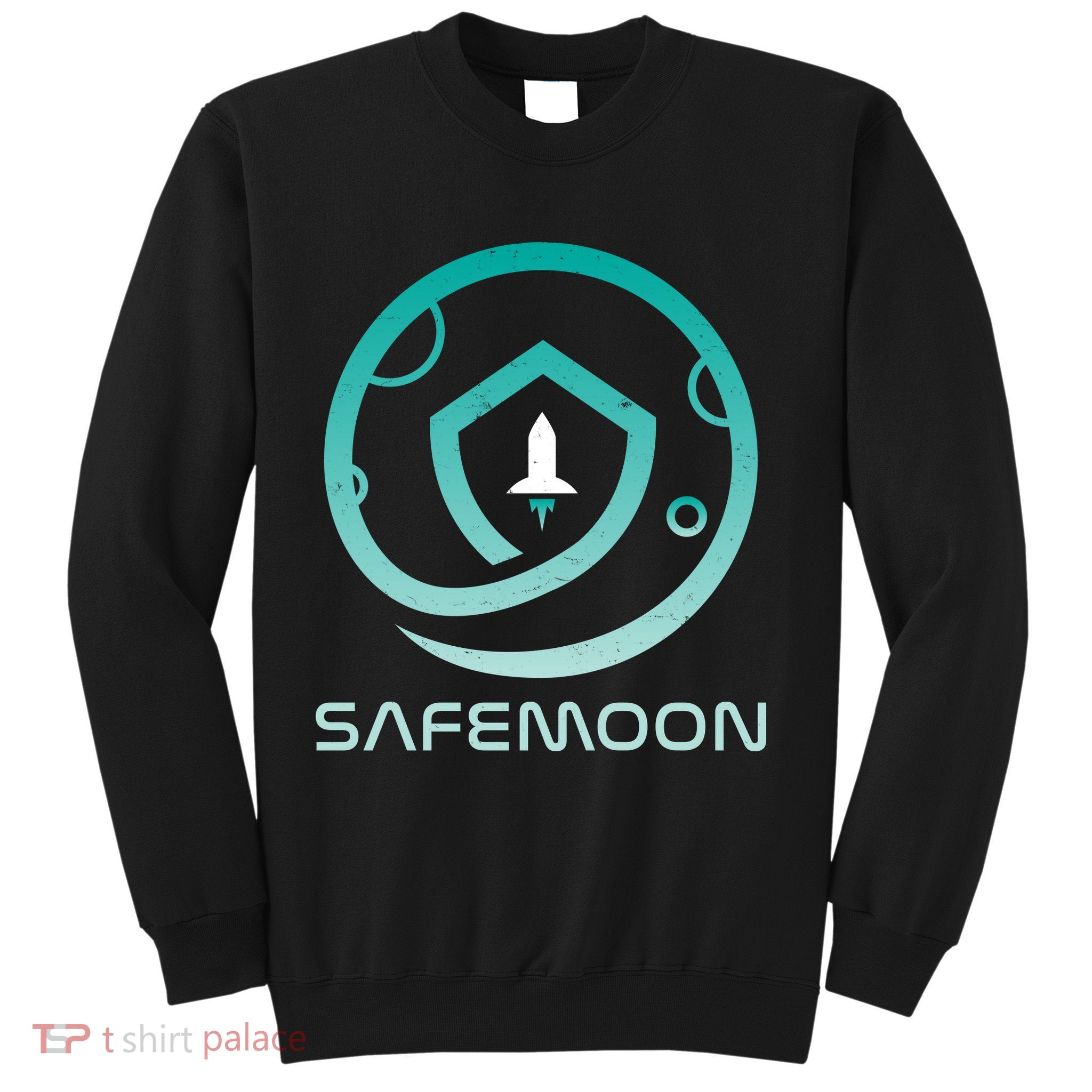 Safemoon Cryptocurrency Logo With Name Sweatshirt