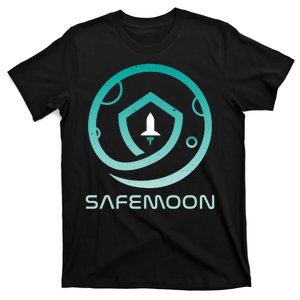 Safemoon Cryptocurrency Logo With Name T-Shirt