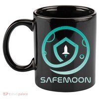 Safemoon Cryptocurrency Logo With Name 11oz C Handle Ceramic Mug